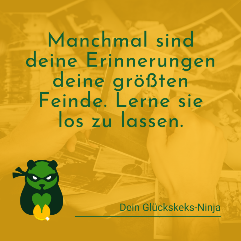 Von Erinnerungen befreien.