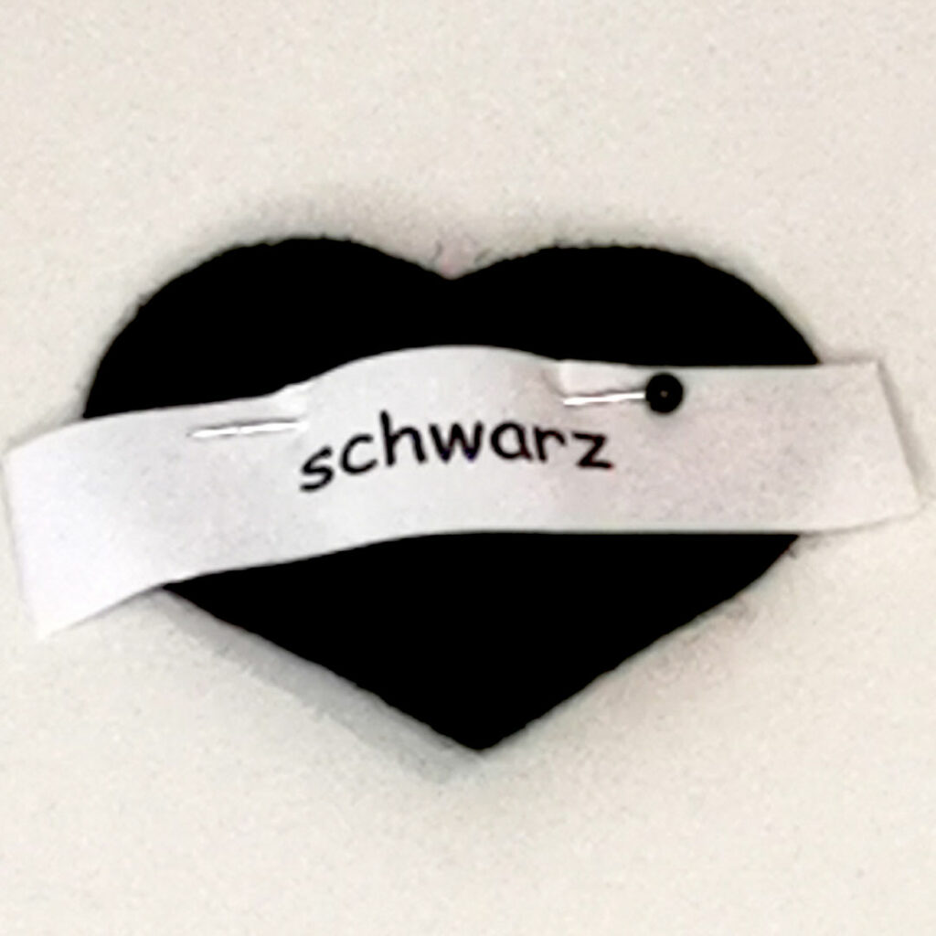 Glückskekse in schwarz