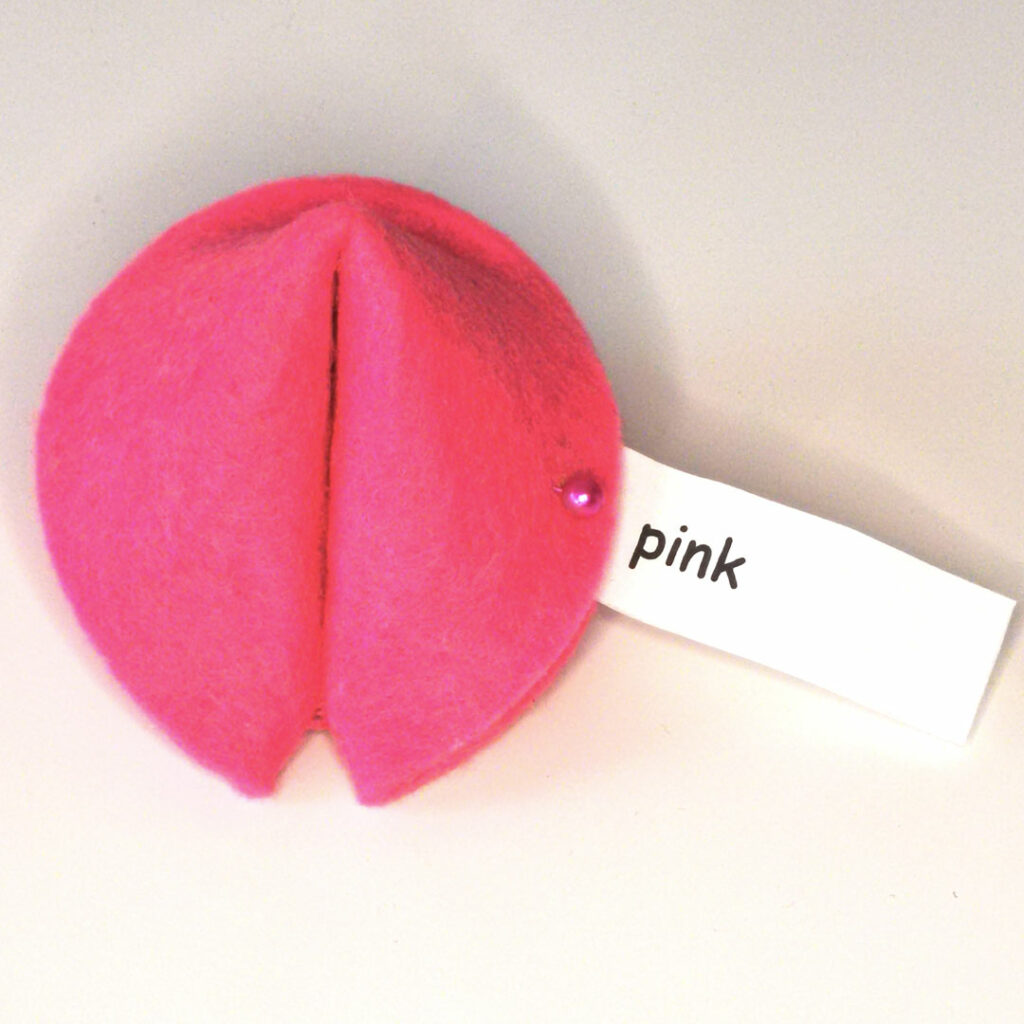 Glückskekse in pink