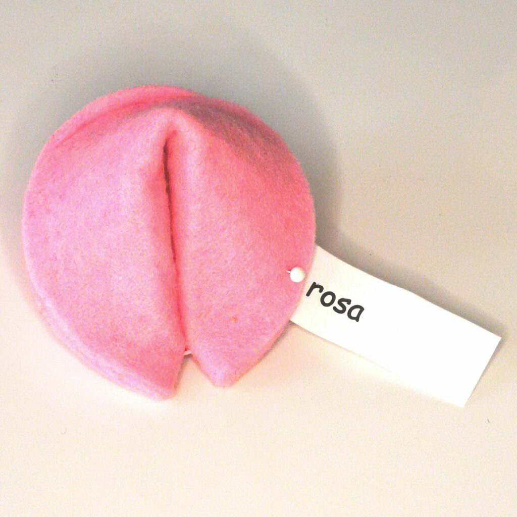 Glückskekse in rosa